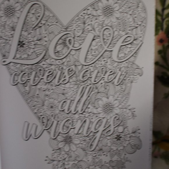 A Garland of Grace Adult Coloring Book Proverbs First Edition  2016 New - Picture 3 of 5